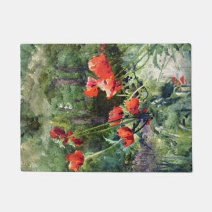 Tuinpapaver (door Mildred Anne Butler) Deurmat