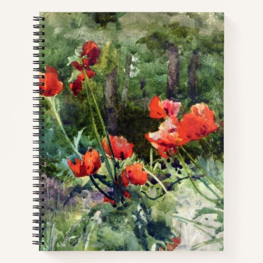 Tuinpapaver (door Mildred Anne Butler) Notitieboek (Voorkant)