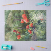 Tuinpapaver (door Mildred Anne Butler) Tissuepapier (Craft)