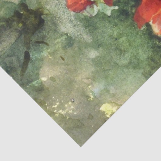 Tuinpapaver (door Mildred Anne Butler) Tissuepapier (Detail)