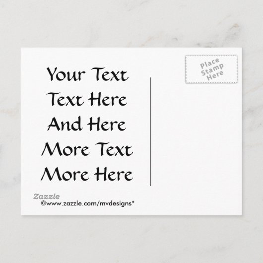 Tuinpartij-Briefkaarten Uitnodiging Briefkaart (Achterkant)