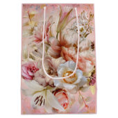 Tuinpartij roze, aangepaste cadeautas - klein, gla (Achterkant)