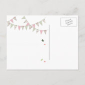 Tuinpartij - uitnodiging briefkaart (Achterkant)