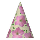 Tuinpartij - Zachte roze ventiel op elke kleur Feesthoedjes (Links)