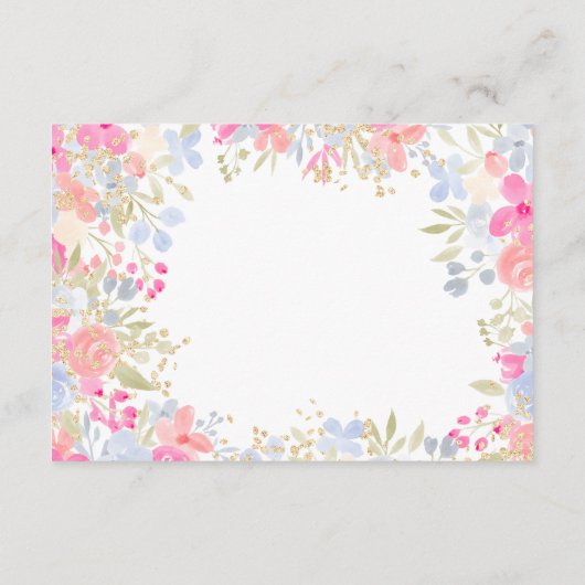 Tuinpastel wildflower afstuderen advies informatiekaartje (Achterkant)