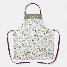 Tuinpatroon met wilde bloemen op maat gemaakt met 