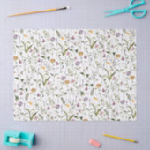Tuinpatroon met wilde bloemen tissuepapier (Craft)