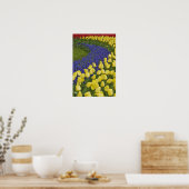 Tuinpatroon van de druiventeelt Hyacinth en Poster (Keuken)