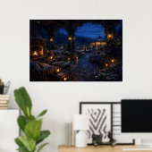 Tuinpaviljoen Terras Poster (Thuiskantoor)