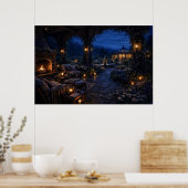 Tuinpaviljoen Terras Poster (Keuken)