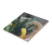 Tuinpijp in mandje Natuur Tegeltje (Zijkant)