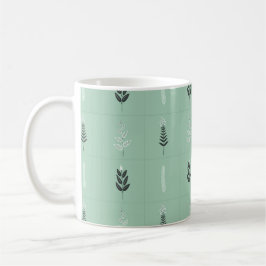 tuinplanten patroon koffiemok