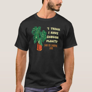 Tuinplanten Tuinier Bloemist Botanisch T-shirt