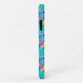 Tuinquiltschildering met Hydrangea en Blauw Case-Mate iPhone Case (Achterkant/rechts)