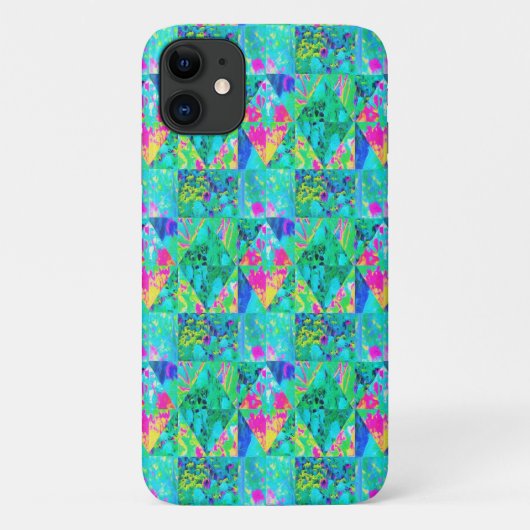 Tuinquiltschildering met Hydrangea en Blauw Case-Mate iPhone Case (Achterkant)
