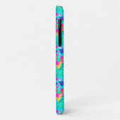 Tuinquiltschildering met Hydrangea en Blauw Case-Mate iPhone Case (Achterkant/links)