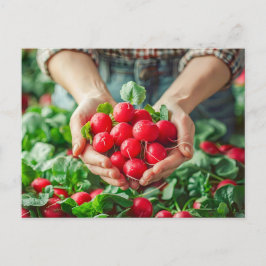 Tuinradijs met heldere kleuren feestdagenkaart