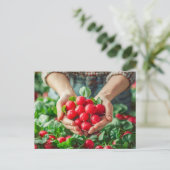 Tuinradijs met heldere kleuren feestdagenkaart (Staand voorkant)