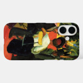 Tuinrestaurant van August Macke.  kunst Case-Mate iPhone Case (Achterkant (horizontaal))