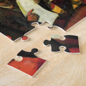 Tuinrestaurant van August Macke, kunst Legpuzzel (Zijkant)