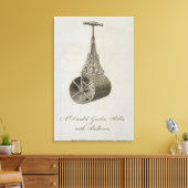 Tuinrol met verdeelde loop en balans, 17 canvas afdruk (Insitu (Woonkamer))