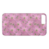 Tuinroze geraniumventiel op elke kleur Case-Mate iPhone case (Achterkant (Horizontaal))