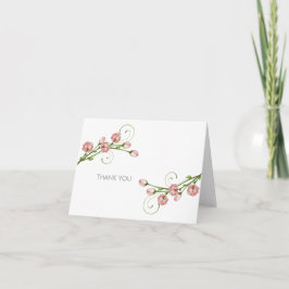 Tuinrozen Bedankkaartjes Bedankkaart