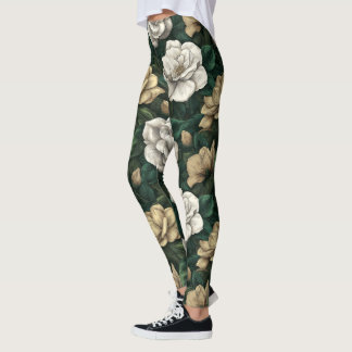 Tuinrozen Bloem Kraam Tuinrozen Glans Leggings
