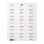 Tuinrozen Bloem Wit Retouradres Etiket (Full Sheet)