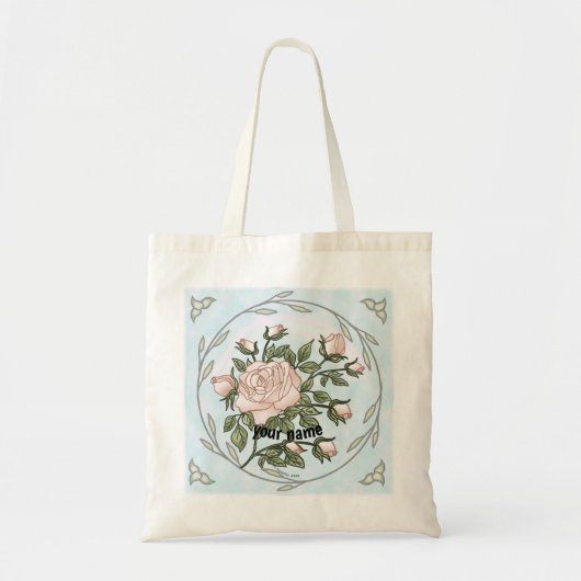 Tuinrozen Tote Bag (Voorkant)