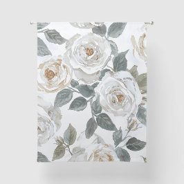 Tuinrozen | Witte Waterverf Bloemige Vintage