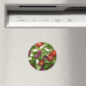 Tuinsalade Tomaten en Feta Kaas Magneet (Insitu (Vaatwasser))