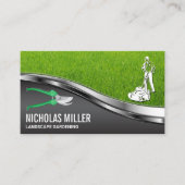 tuinschaar | grasmaaier visitekaartje (Voorkant)