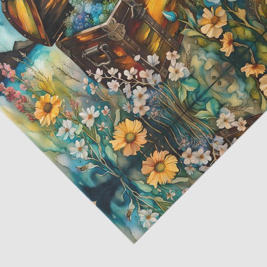 Tuinschatkist Tissuepapier (Detail)