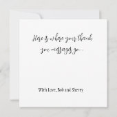 Tuinschuur en Happy Place | PLANTEN | Fontein Bedankkaart (Achterkant)