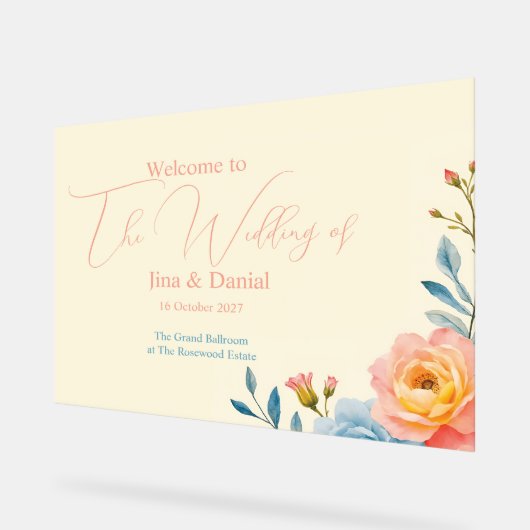 Tuinserenade Acryl Bord (Hoek)