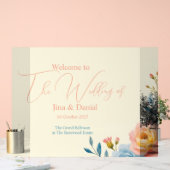 Tuinserenade Acryl Bord (Huwelijk)