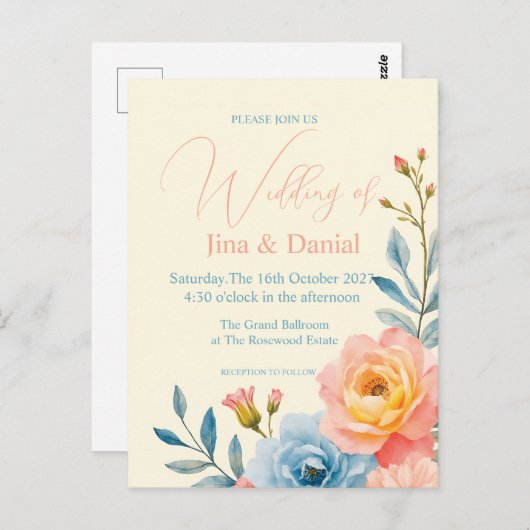 Tuinserenade Briefkaart (Voorkant / Achterkant)