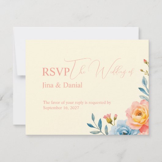 Tuinserenade RSVP Kaartje (Voorkant)