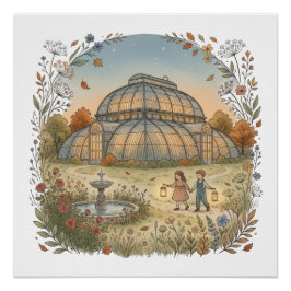 Tuinserre herfst perfect poster