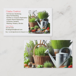Tuinservices / Visitekaartje tuinman