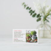 Tuinservices / Visitekaartje tuinman (Staand voorkant)