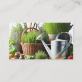 Tuinservices / Visitekaartje tuinman (Achterkant)