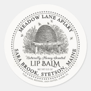 tuinslang bijenwas Balmlabel Ronde Sticker