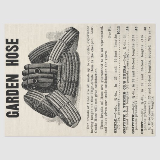  tuinslang Ephemeral Ad craft Tissuepapier (Voorkant)