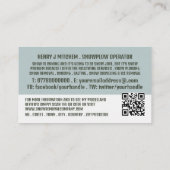 Tuinsneeuw, Sneeuwverwijderingsbedrijf Adverteren Visitekaartje (Achterkant)