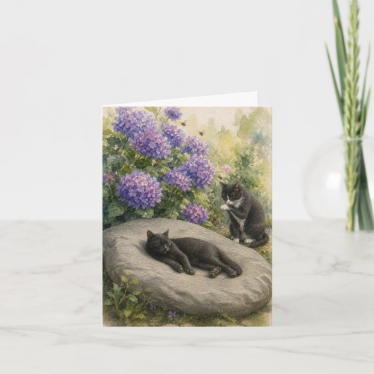 Tuinstaarten Notities met originele waterverven (Voorkant)