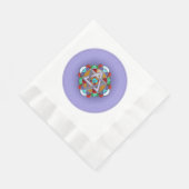 Tuinster in Lila Servet (Hoek)