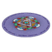 Tuinster in Lila Shabbos Charcuterie Board Snijplank (Hoek)