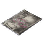 Tuinstoel in zwart-wit Notitieboek (Linkerzijde)